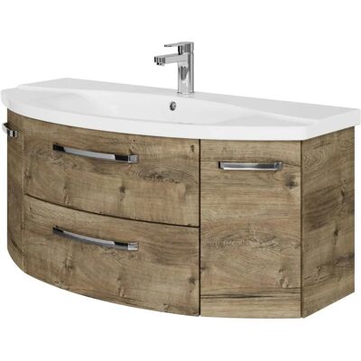SAPHIR Serie 4010 Keramik-Waschtisch mit Unterschrank - Badezimmermöbel SAPHIR Serie 4010 Keramik-Waschtisch mit Unterschrank - Badezimmermöbel