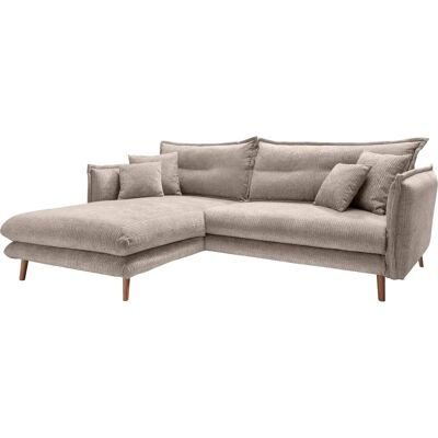 INOSIGN Lazio Velours Sofa - Recamiere links - 255cm INOSIGN Lazio Velours Sofa - Recamiere links - 255cm