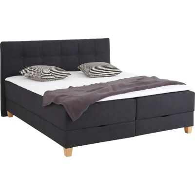 Home Affair Haley Boxspringbett - anthrazit - 200x220cm - Deutsche Qualität Home Affair Haley Boxspringbett - anthrazit - 200x220cm - Deutsche Qualität