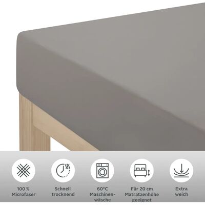 MyHome - Desner - Grau - 90x200 - bed sheet MyHome - Desner - Grau - 90x200 - bed sheet