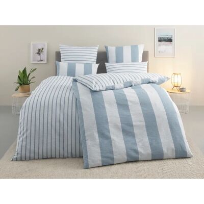 Home Affaire Sari Wendebettwäsche Blau - Bettwäsche Home Affaire Sari Wendebettwäsche Blau - Bettwäsche