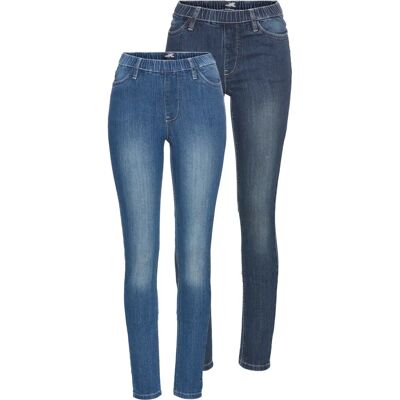 ARIZONA Damen Jeans Jeggings - dunkelblau, hohe Leibhöhe, eng - Jeans Jeggings ARIZONA Damen Jeans Jeggings - dunkelblau, hohe Leibhöhe, eng - Jeans Jeggings