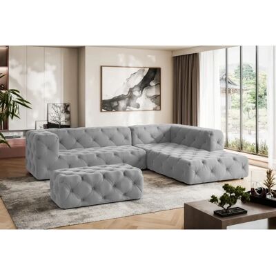 Places of Style FOLLINA Velours L-Form Sofa - Sofa Places of Style FOLLINA Velours L-Form Sofa - Sofa