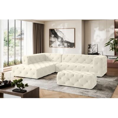 PLACES OF STYLE FOLLINA Beiges L-Form Sofa PLACES OF STYLE FOLLINA Beiges L-Form Sofa