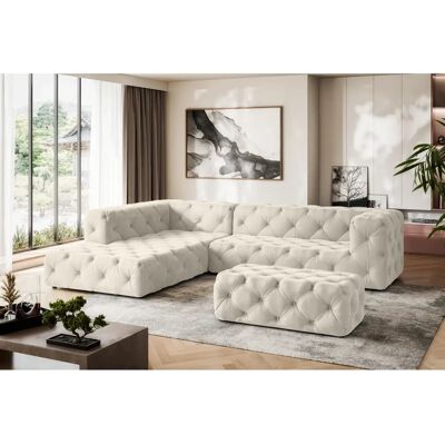 Places of Style FOLLINA Samt-Polsterhocker - Ottomans Places of Style FOLLINA Samt-Polsterhocker - Ottomans
