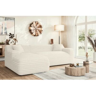 HOME AFFAIRE Lilliana Beigefarbenes L-Form Sofa HOME AFFAIRE Lilliana Beigefarbenes L-Form Sofa