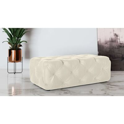 Places of Style FOLLINA Beiger Polsterhocker - Ottomane Places of Style FOLLINA Beiger Polsterhocker - Ottomane