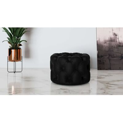 PLACES OF STYLE FOLLINA - Rund Polsterhocker - Hocker PLACES OF STYLE FOLLINA - Rund Polsterhocker - Hocker