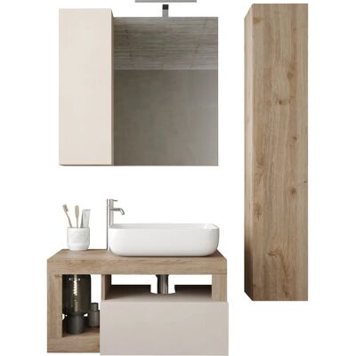 WELLTIME Hamburg Badezimmer-Set - FSC-zertifizierte nachhaltige Materialien WELLTIME Hamburg Badezimmer-Set - FSC-zertifizierte nachhaltige Materialien
