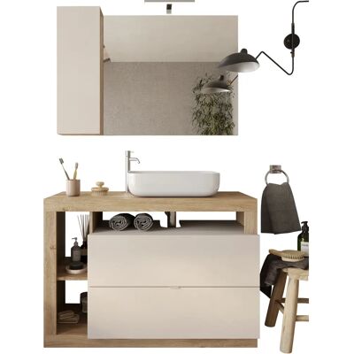 WELLTIME Hamburg Badezimmer-Set - 110cm breit WELLTIME Hamburg Badezimmer-Set - 110cm breit