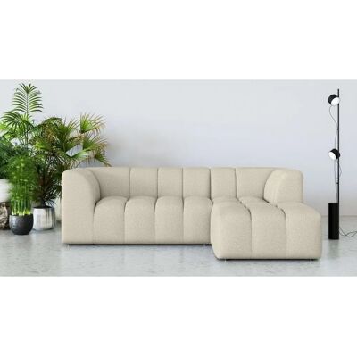 HOME AFFAIRE Tuure Beiges Velours Sofa - Ecksofa HOME AFFAIRE Tuure Beiges Velours Sofa - Ecksofa