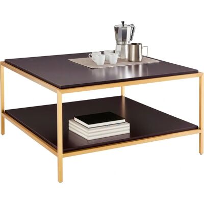 LEONIQUE - Cherlen - Goldfarbenes Gestell - Coffee table LEONIQUE - Cherlen - Goldfarbenes Gestell - Coffee table