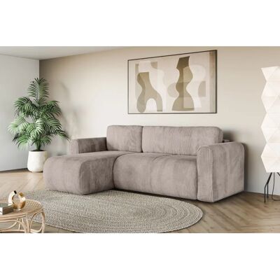 INOSIGN Zacharia Couch in Taupe mit Bettfunktion & Stauraum - Sofa INOSIGN Zacharia Couch in Taupe mit Bettfunktion & Stauraum - Sofa