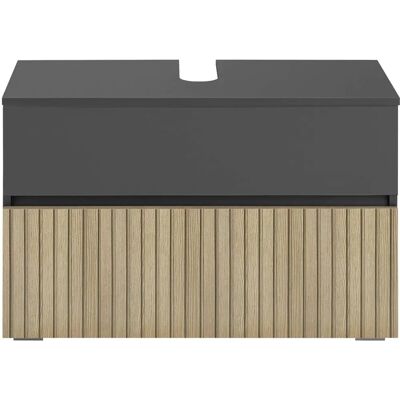 Home affaire Wisla - Anthrazit/Eiche - 80cm Badezimmer Unterschrank Home affaire Wisla - Anthrazit/Eiche - 80cm Badezimmer Unterschrank