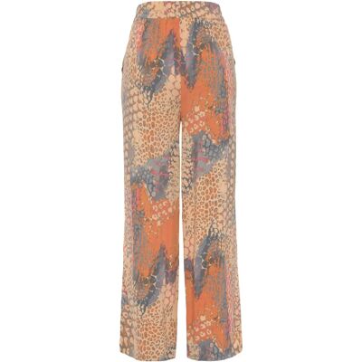 Buffalo Bunt Animalprint Palazzohose Modell 40 - Palazzohose Buffalo Bunt Animalprint Palazzohose Modell 40 - Palazzohose