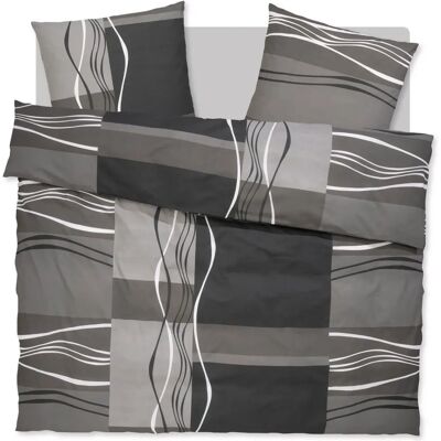 MY HOME Kelian - Wellen Streifen Bettwäsche - Bedding Set MY HOME Kelian - Wellen Streifen Bettwäsche - Bedding Set