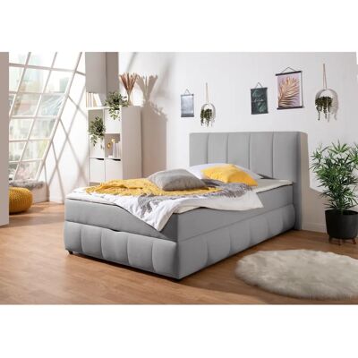 INOSIGN Hartley Komplettbett - Stauraum, 140x200cm, Grau INOSIGN Hartley Komplettbett - Stauraum, 140x200cm, Grau