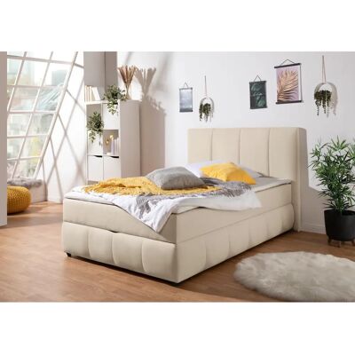 INOSIGN Hartley Bett - Stauraum, 120x200cm, Beige INOSIGN Hartley Bett - Stauraum, 120x200cm, Beige
