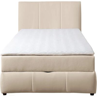 INOSIGN Hartley Beige Boxbett - Stauraum & Topper - Modernes Design INOSIGN Hartley Beige Boxbett - Stauraum & Topper - Modernes Design