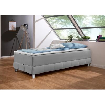 INOSIGN Vaasa - Silber Boxspringbett mit Stauraum - 7-Zonen-Matratze INOSIGN Vaasa - Silber Boxspringbett mit Stauraum - 7-Zonen-Matratze