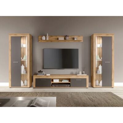 INOSIGN Aosta 310cm Wotan Eiche Nachbildung Wohnzimmer-Set INOSIGN Aosta 310cm Wotan Eiche Nachbildung Wohnzimmer-Set
