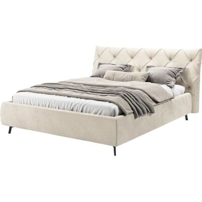 Leonique Elloree Polsterbett - 160x200cm, beige, Schaumstoff - Bett Leonique Elloree Polsterbett - 160x200cm, beige, Schaumstoff - Bett