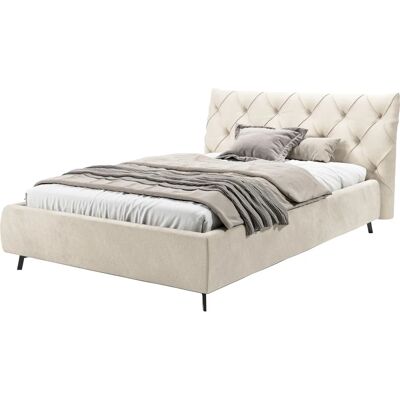 Leonique Elloree Polsterbett - Beige - Bis 200cm Breite Leonique Elloree Polsterbett - Beige - Bis 200cm Breite