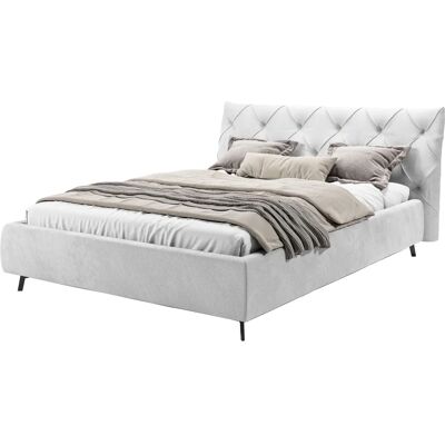 Leonique Elloree Polsterbett - Modern, Grau, 160x220cm, 4 Größen - Bett Leonique Elloree Polsterbett - Modern, Grau, 160x220cm, 4 Größen - Bett