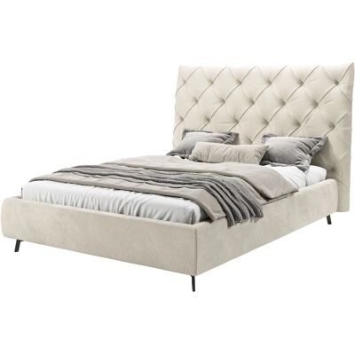 Leonique Maxime - Polsterbett mit Holzrahmen, Beige - Bettsofa Leonique Maxime - Polsterbett mit Holzrahmen, Beige - Bettsofa