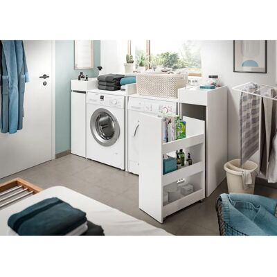 WELLTIME Falas Badezimmermöbel-Set - 2 Waschbeckenunterschränke, 2 Regale WELLTIME Falas Badezimmermöbel-Set - 2 Waschbeckenunterschränke, 2 Regale