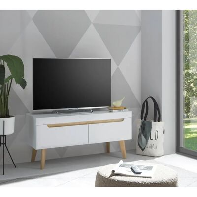 INOSIGN Torge Weiß TV-Unterschrank mit Schubladen - TV-Board INOSIGN Torge Weiß TV-Unterschrank mit Schubladen - TV-Board