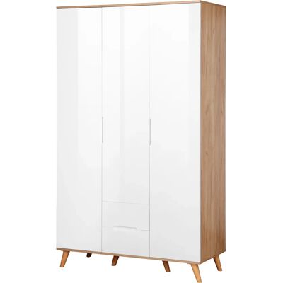 Andas Lund Skandinavischer Weißkleiderschrank - Kleiderschrank Andas Lund Skandinavischer Weißkleiderschrank - Kleiderschrank