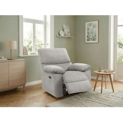 Home affaire - LANNOY - hellgrau • 95x94x96 cm • recliner Home affaire - LANNOY - hellgrau • 95x94x96 cm • recliner