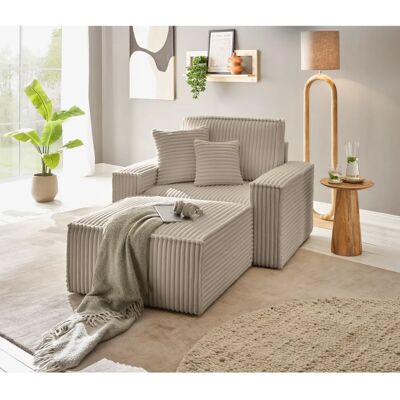 Andas Finnley Zweisitzer Beige - Skandinavisches Design Andas Finnley Zweisitzer Beige - Skandinavisches Design