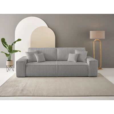 Andas Finnley Grau Schlafsofa mit Stauraum - Sofa Bett Andas Finnley Grau Schlafsofa mit Stauraum - Sofa Bett