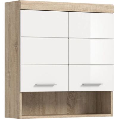 INOSIGN Siena 74cm Hängeschrank - 2 Türen, offenes Fach, MDF-Front INOSIGN Siena 74cm Hängeschrank - 2 Türen, offenes Fach, MDF-Front