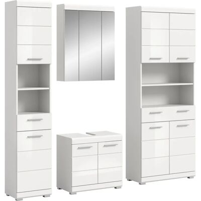 INOSIGN Siena, 4-teiliges Badezimmermöbel-Set - Hochglanz MDF INOSIGN Siena, 4-teiliges Badezimmermöbel-Set - Hochglanz MDF