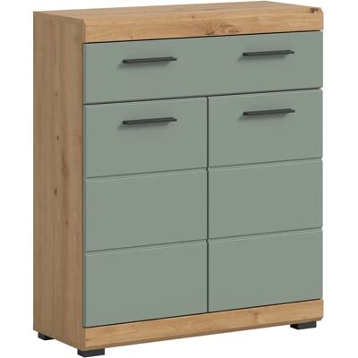 INOSIGN Siena Schrank - Salbei - 74cm breit - Moderner Stauraum INOSIGN Siena Schrank - Salbei - 74cm breit - Moderner Stauraum