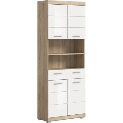 INOSIGN Siena Schrank - 74cm, 4 Türen, 1 Schublade, 2 offene Fächer - Hochschrank INOSIGN Siena Schrank - 74cm, 4 Türen, 1 Schublade, 2 offene Fächer - Hochschrank