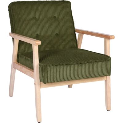 HOME AFFAIRE - MENONRI - Grün - 64x83x77 cm - Sessel HOME AFFAIRE - MENONRI - Grün - 64x83x77 cm - Sessel