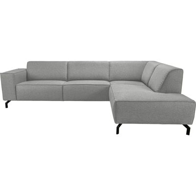 Places of Style Lorcan Ecksofa - Grau, Holzfüße, Abnehmbare Ottomane - Sofa Places of Style Lorcan Ecksofa - Grau, Holzfüße, Abnehmbare Ottomane - Sofa