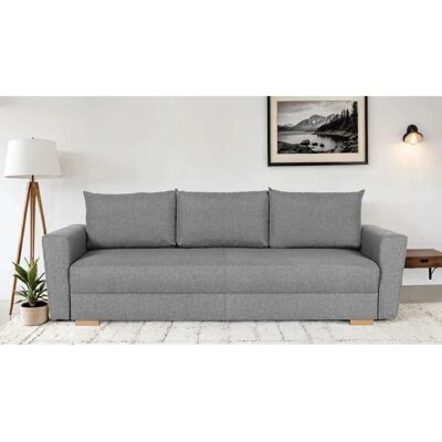 INOSIGN MAGHERA Schlafsofa - 3-Sitzer, grau, mit Stauraum, modern INOSIGN MAGHERA Schlafsofa - 3-Sitzer, grau, mit Stauraum, modern