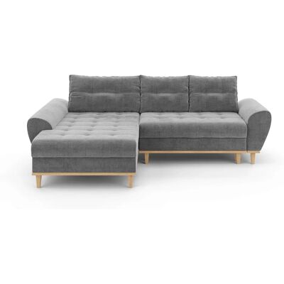 Home affaire Ahrdorf Sofa - Grau, 268cm, Bettfunktion & Stauraum Home affaire Ahrdorf Sofa - Grau, 268cm, Bettfunktion & Stauraum