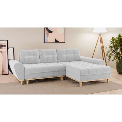 Home affaire Ahrdorf - Ecksofa mit Bettfunktion, Hellgrau, mit Stauraum Home affaire Ahrdorf - Ecksofa mit Bettfunktion, Hellgrau, mit Stauraum