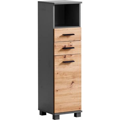 WELLTIME Palermo 30cm Midischrank - Badmöbel WELLTIME Palermo 30cm Midischrank - Badmöbel