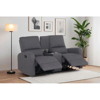 Home affaire - TOURNAY - dunkelgrau - 163x93x96 cm - Sofa Home affaire - TOURNAY - dunkelgrau - 163x93x96 cm - Sofa
