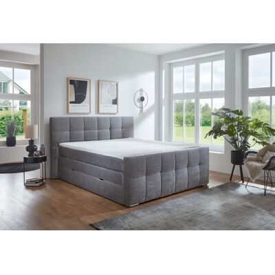 Places of Style - Rosà - 204x224 cm - silberfarben - box spring bed Places of Style - Rosà - 204x224 cm - silberfarben - box spring bed