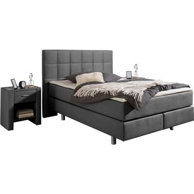 INOSIGN Loomis - Anthrazit - 158x210 cm - H2/H3/H4 Boxspringbett INOSIGN Loomis - Anthrazit - 158x210 cm - H2/H3/H4 Boxspringbett