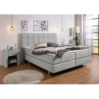 INOSIGN - Loomis - hellgrau - 218x210 cm - Boxspringbett INOSIGN - Loomis - hellgrau - 218x210 cm - Boxspringbett