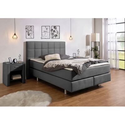 INOSIGN - Loomis - 158x210 cm - anthrazit - Boxspringbett INOSIGN - Loomis - 158x210 cm - anthrazit - Boxspringbett